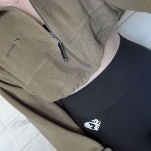 COLUMBIA  cropped fleece